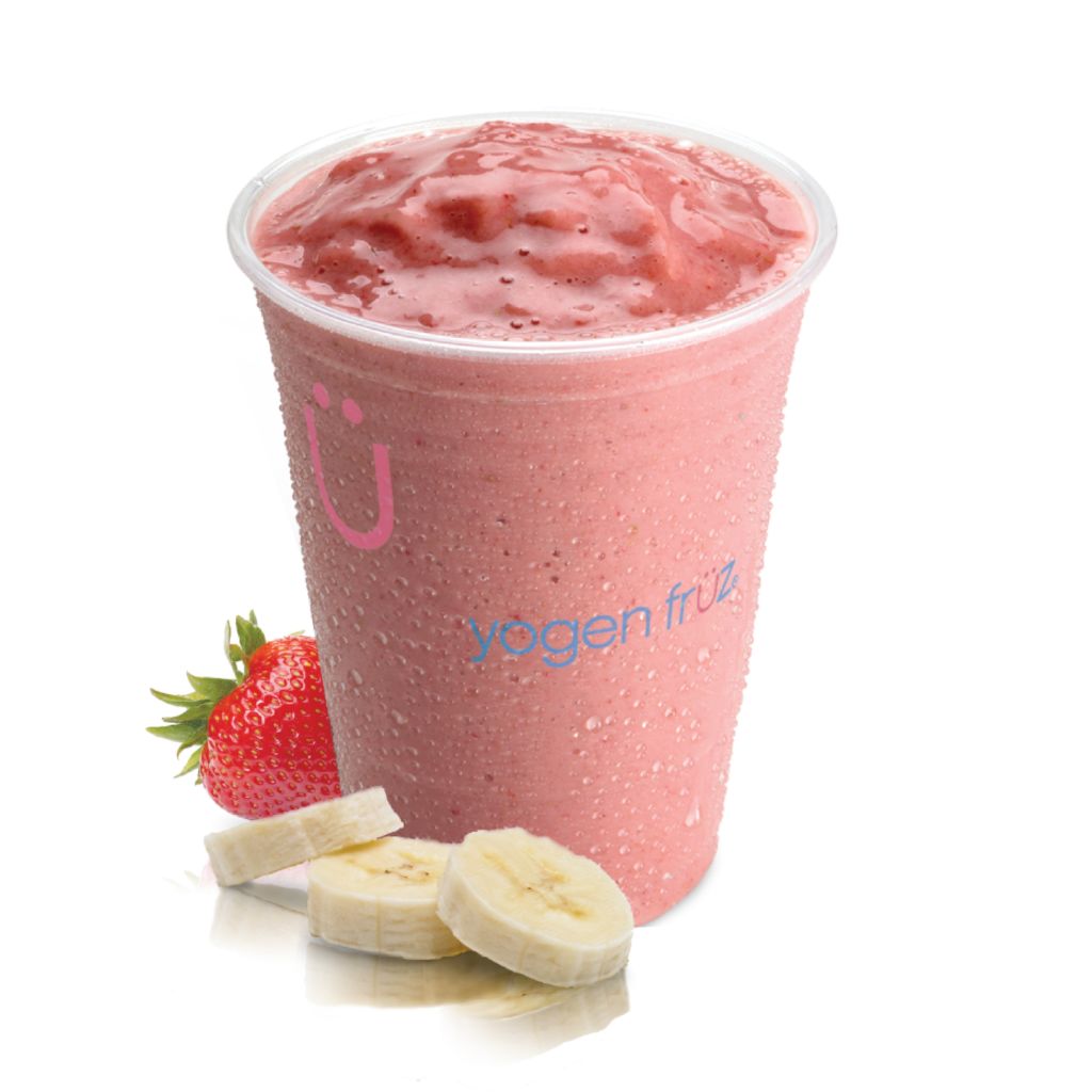 Strawberry Banana Smoothies Yogen Früz